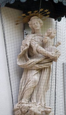 Meryem Ana ile bebek İsa, Würzburg, Bavyera, Almanya