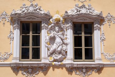 Meryem Ana, Falcon House, Würzburg, Almanya bina en iyi rokoko tarzı