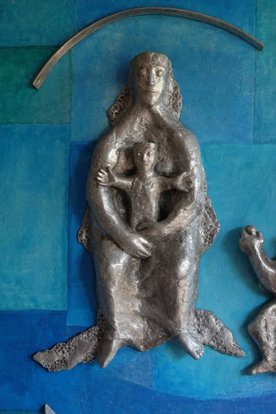 Jungfru Maria Med Jesusbarnet Tillbedjan Magina Lindring Maria Munz Natterer — Stockfoto