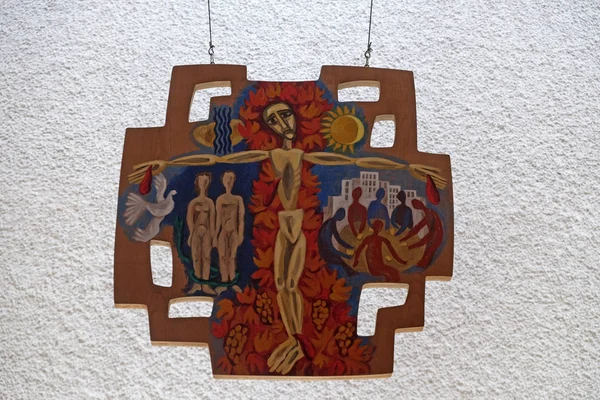 Croce Werner Persy Apparizione Della Chiesa Del Signore Munchen Blumenau — Foto Stock