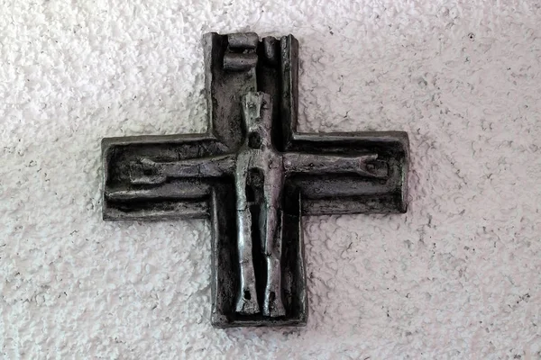 十字架の道作成ミュンヘン ブルメナウ ドイツの主教会の外観によってマリア ムンツ マウス — ストック写真
