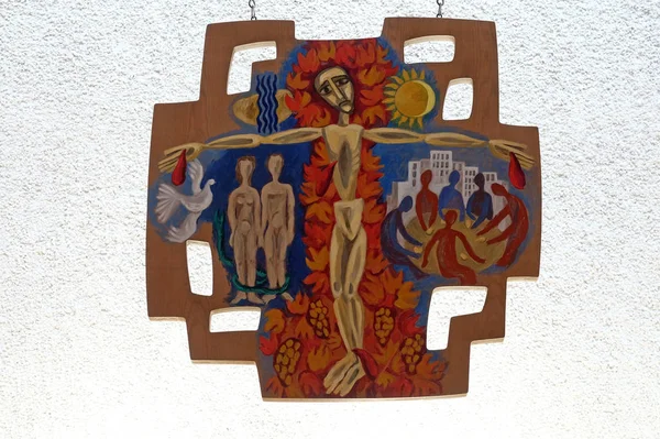 Croce Werner Persy Apparizione Della Chiesa Del Signore Munchen Blumenau — Foto Stock