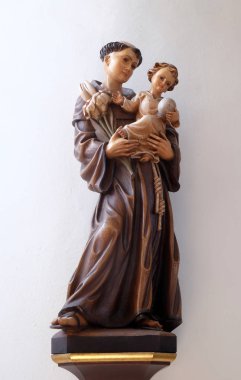 Aziz Antuan, heykel Saint Martin Kilisesi Unteressendorf, Almanya