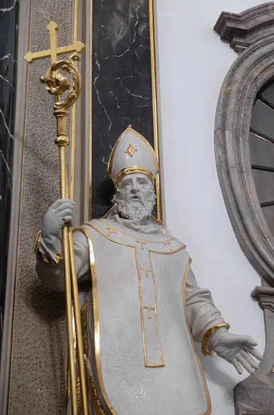 Estátua São Otto Von Bamberg Altar Dos Provosts Catedral Wurzburg — Fotografia de Stock