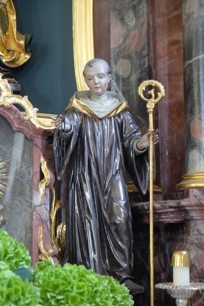 Patung Saint Altar Saint Joseph Gereja Saint Lawrence Denkendorf Jerman — Stok Foto