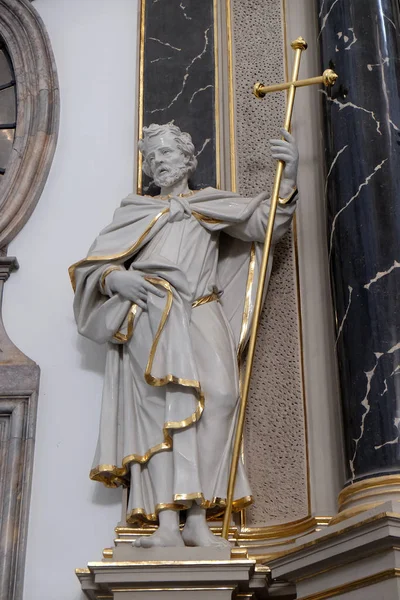 Saint Philip Staty Provosts Altaret Würzburg Katedralen Tillägnad Sankt Kilian — Stockfoto