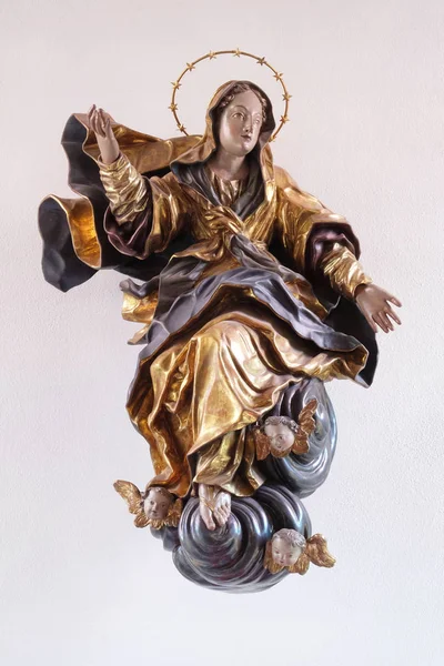 Wniebowzięcia Najświętszej Maryi Panny Kościół Konwencie Sióstr Świętego Krzyża Recklinghausen — Zdjęcie stockowe