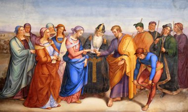 Mary evlilik, Raphael, Saint Martin Kilisesi Unteressendorf, Almanya'da bir kopyasını