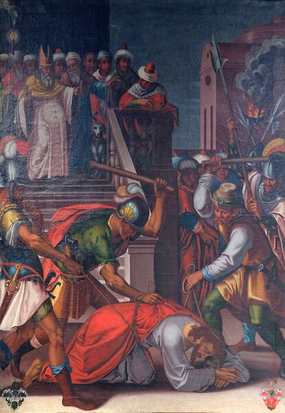 "Страсти по Иисусу", живопись в Храме Христа Спасителя в немецком городе Зальцбург
