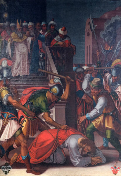 "Страсти по Иисусу", живопись в Храме Христа Спасителя в немецком городе Зальцбург
