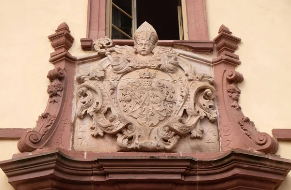 Wappen Von Engelbert Schaffner Bursariat Zisterzienserabtei Bronbach Reicholzheim Bei Wertheim — Stockfoto