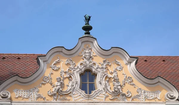 Casa Halcón Mejor Edificio Estilo Rococó Wurzburg Alemania —  Fotos de Stock