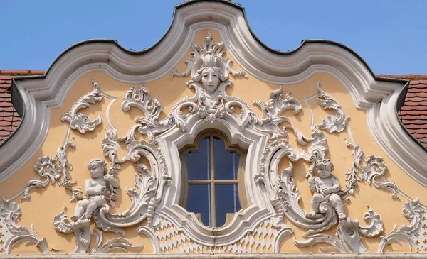 Будинок Falcon Найкращі Стилі Рококо Будівлі Вюрцбурга Німеччина — стокове фото