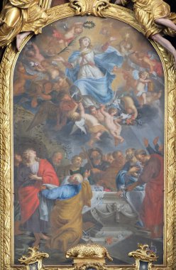 Mary, ana sunak Cistercian Manastırı, Bronbach Reicholzheim Wertheim, Almanya yakınındaki varsayımı