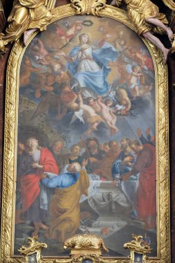 Mary, ana sunak Cistercian Manastırı, Bronbach Reicholzheim Wertheim, Almanya yakınındaki varsayımı