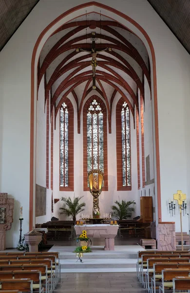 Maria Grunen Tal Jest Kościół Pielgrzymkowy Retzbach Bawarskim Powiecie Main — Zdjęcie stockowe