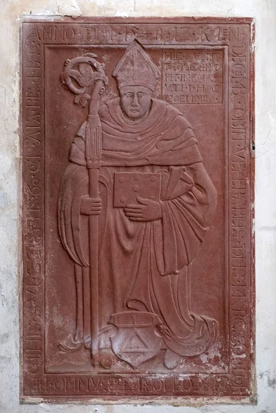 Epitaphe Dans Abbaye Cistercienne Bronbach Reicholzheim Près Wertheim Allemagne — Photo