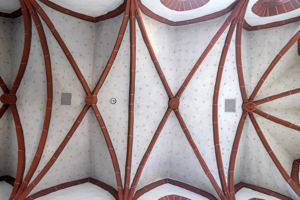 マリア Retzbach ババリア地方地区の主な場所 ドイツの Grunen タル行脚教会の天井 — ストック写真