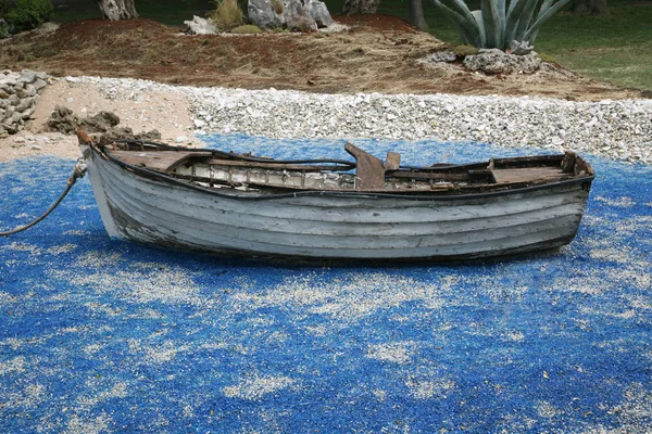 Vecchia Barca Sulla Riva — Foto Stock