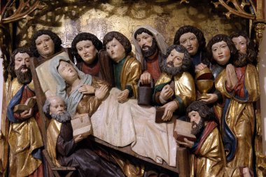 Meryem Ana, Bolzano, İtalya için kör merkezi Saint Raphael kilisede ölümü