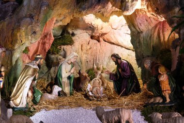 Doğum sahnesi, Saint Francis Assisi kilisenin Zagreb Noel kreş