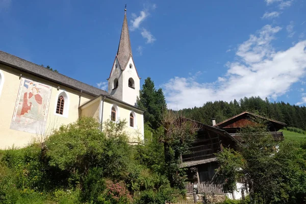 Saint Nicholas Church Petschied Luson Italy — Stock Photo, Image