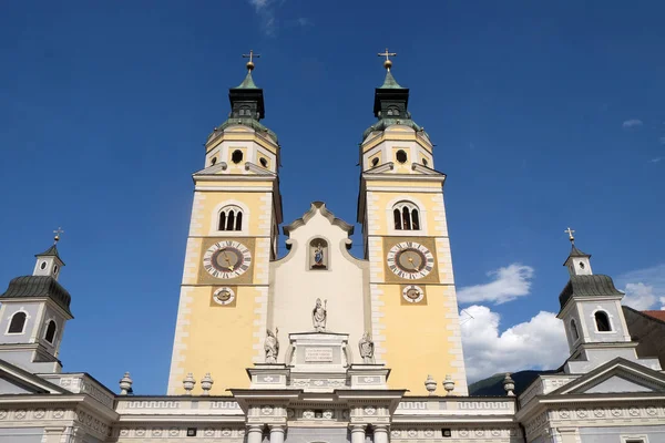 Santa Maria Assunta Katedral Ben San Cassiano Bressanone Talya — Stok fotoğraf