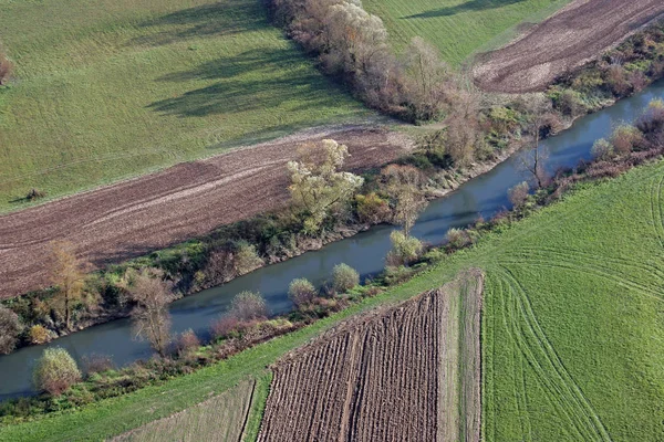 Hermoso Paisaje Del Río Kupa Sisljavic Croacia — Foto de Stock