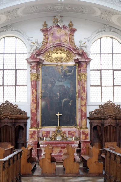 Altar Santiago Basílica San Martín Oswald Weingarten Alemania — Foto de Stock