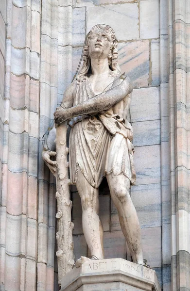 Abel Staty Milanos Katedral Duomo Santa Maria Nascente Milano Lombardiet — Stockfoto