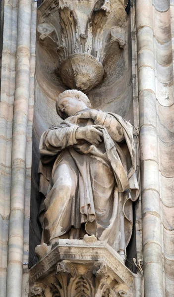 Milano Katedrali Duomo Santa Maria Nascente Milan Lombardiya Talya Nın — Stok fotoğraf