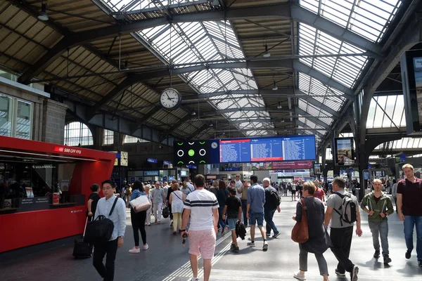 Zürich Centralstation Station Schweiz — Stockfoto