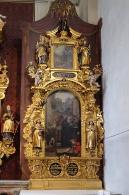 Saint Nicholas sunak Lucerne, İsviçre St. Leodegar Kilisesi