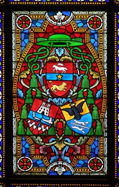 Vitray pencere Katedrali Saint Lawrence Lugano, İsviçre