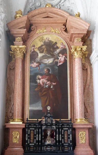 Saint Joseph Sunak Cizvit Kilisesi Francis Xavier Lucerne Sviçre — Stok fotoğraf