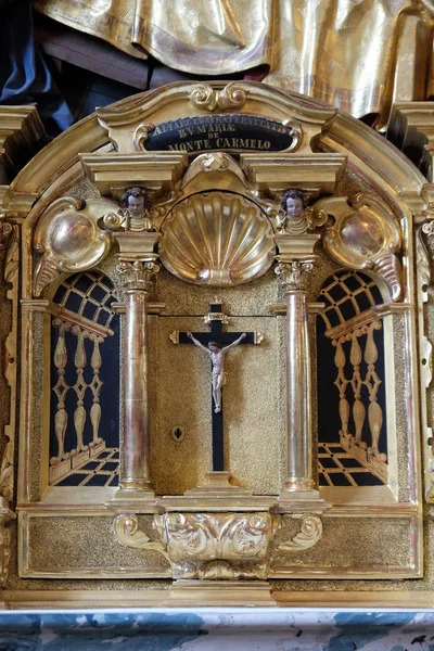 Tabernacle Altar Assumption Church Leodegar Lucerne Switzerland — Stock Photo, Image