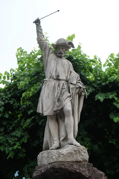 泰尔雕像在卢加诺 — 图库照片