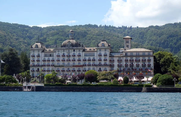 Grand Hotel Des Iles Borromees Stresa Lago Maggiore Piemonte Italien — Stockfoto