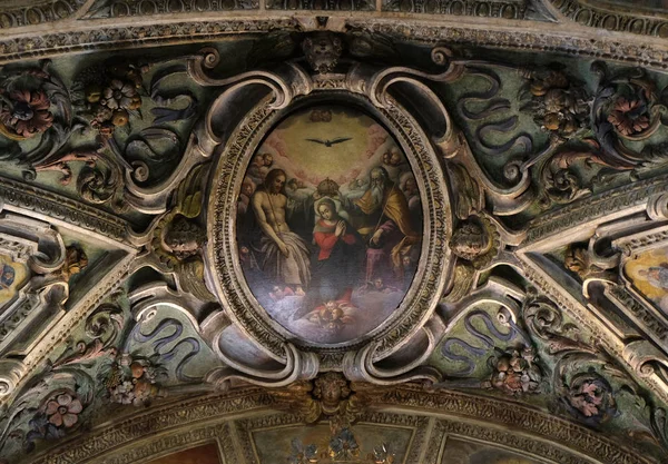 Coroação Virgem Maria Pintura Igreja São Vítor Ilha Dos Pescadores — Fotografia de Stock