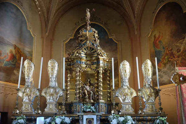 Altar Principal Igreja São Vítor Ilha Dos Pescadores Uma Das — Fotografia de Stock