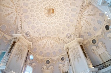 İç Palace Borromeo Isola Bella, Borromeo Adaları, Lago Maggiore, Piedmont, İtalya