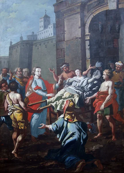 İsa, Jesus Revives dul'ın oğlu, bucak Lepoglava, Hırvatistan için Meryem Ana'nın Lekesiz Hamilelik Kilisesi atfedilen mucizeler