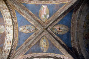Tavan fresk Orsanmichele kilise Floransa, Toskana, İtalya