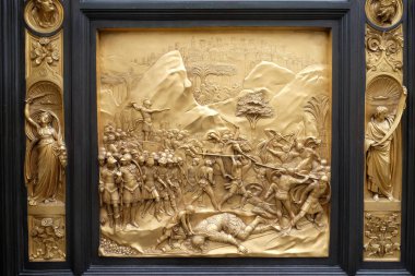 Floransa Katedrali, Saint John Baptistry:, cennet kapıları, David hikaye, Florence, İtalya