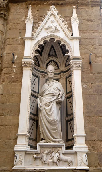 Saint Eligius Nanni Banco Orsanmichele Church Florence Tuscany Italy — Stock Photo, Image