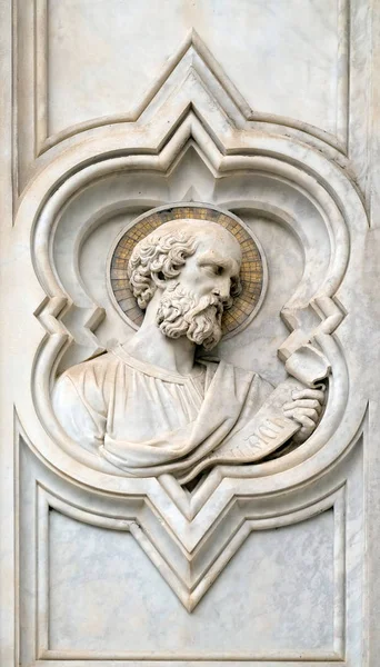 세인트 Croce의 대성당 신성한 십자가의 대성당 외관에 피렌체 이탈리아에서 유명한 — 스톡 사진