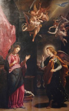 Duyuru için Meryem Ana Santi di Tito, Santa Maria Novella müdür Dominik tarafından kilise Floransa, İtalya