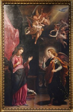 Duyuru için Meryem Ana Santi di Tito, Santa Maria Novella müdür Dominik tarafından kilise Floransa, İtalya