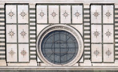 Santa Maria Novella Dominik kilise Floransa, İtalya'nın detay