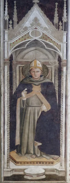 Saint Fresco Basiliek Van Santa Croce Basiliek Van Het Heilig — Stockfoto